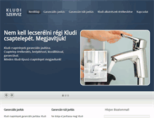 Tablet Screenshot of kludiszerviz.hu